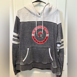 University of Tampa Blitz Hoodie by Camp David. Woman’s Size XL. Heathered Grey